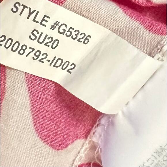 2/$15 J. Crew Cotton Sleep Shorts Pink White Drawstring Lightweight Size XS - Picture 7 of 8